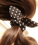 10Pcs Cute Girls Rabbit Ear Hair Tie Bands Ropes Ponytail Holder