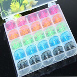 25Pcs/Set Empty Bobbins Sewing Machine Spools
