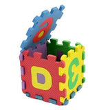 36pcs Unisex Mini Puzzle Kid Educational Toy Alphabet Letters Numeral Foam Mat