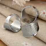 Pack of 3 Sewing Adjustable Ring Thimbles