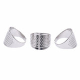 Pack of 3 Sewing Adjustable Ring Thimbles