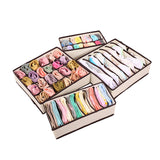 4 pcs/Set Foldable Divider Storage