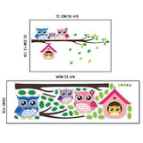 Cute Owl Wall Stickers For Children’s Room