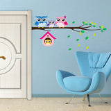 Cute Owl Wall Stickers For Children’s Room