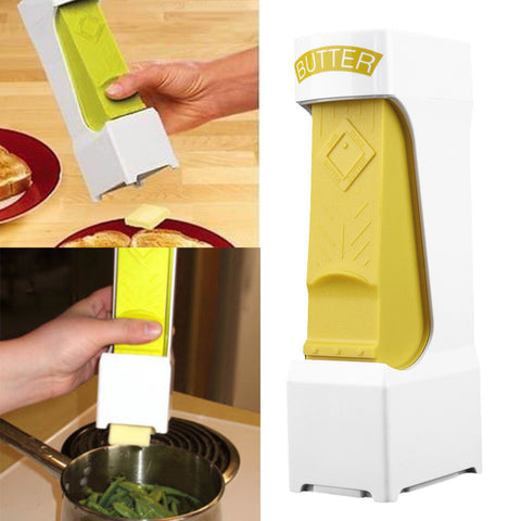 One Click Stick Butter Cutter with Stainless Steel Blade