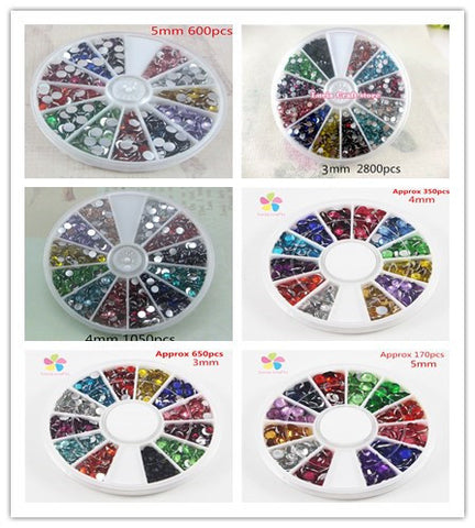 Multi option Mix Color Rhinestones