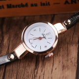 Long Leather Casual Bracelet Watch For Women