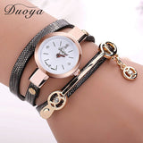 Long Leather Casual Bracelet Watch For Women