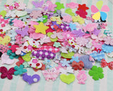 Bag of 220 Fabric Flowers Mix