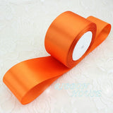 25 yards/roll 2'' (50mm) Single Face Satin Ribbon