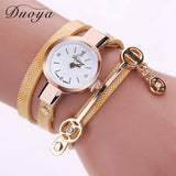 Long Leather Casual Bracelet Watch For Women