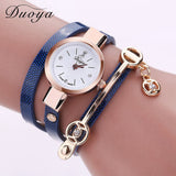 Long Leather Casual Bracelet Watch For Women