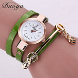 Long Leather Casual Bracelet Watch For Women