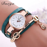 Long Leather Casual Bracelet Watch For Women