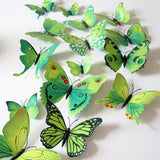 12 PCS 3d Butterfly Wall Stickers Decals