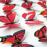 12 PCS 3d Butterfly Wall Stickers Decals